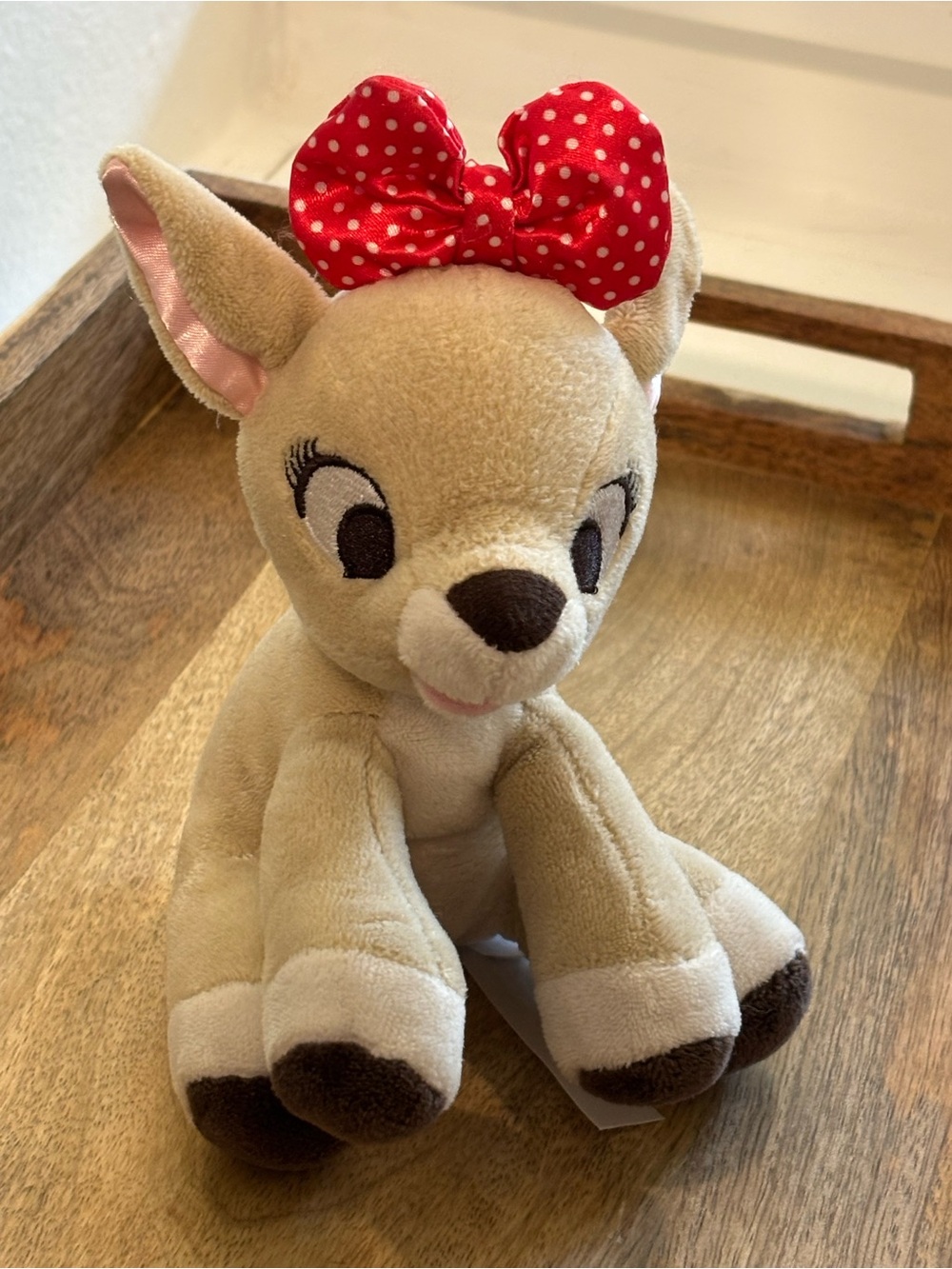 The Rudolph Co Super Soft Clarice Baby Rattle Stuffie